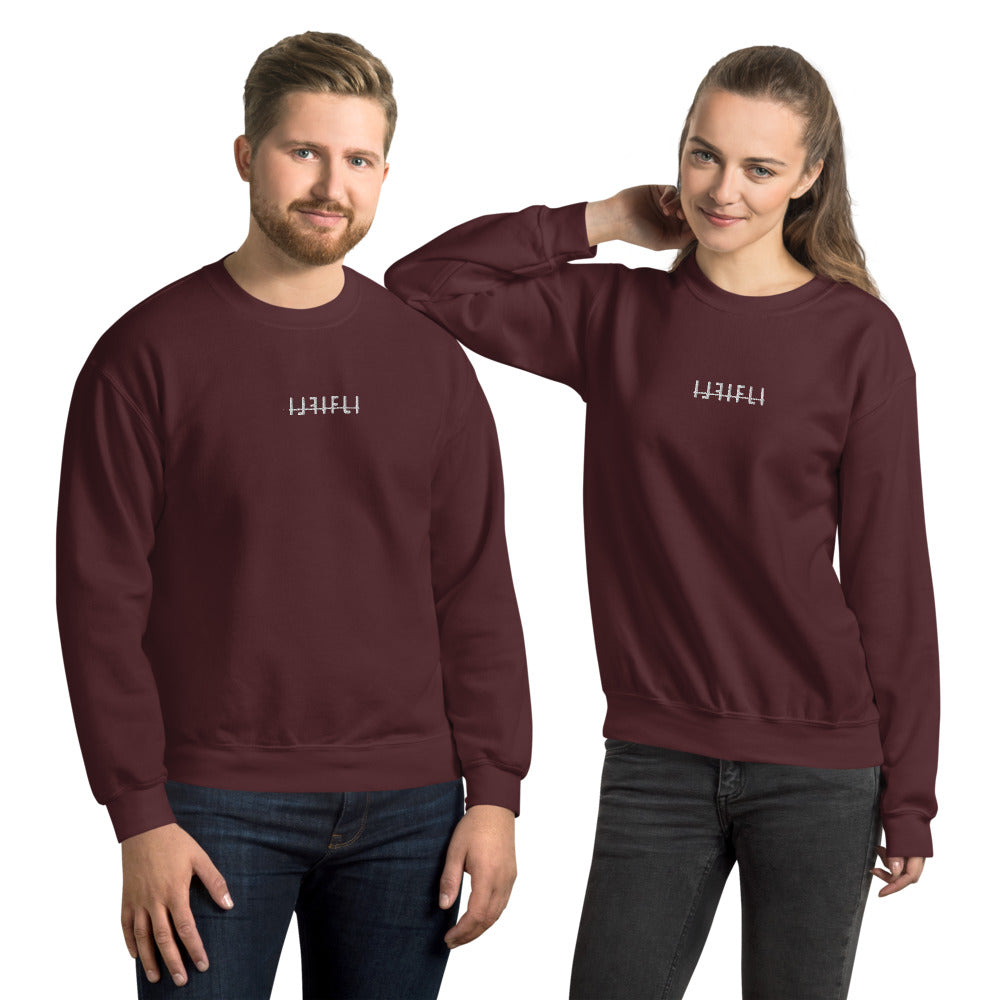 Geborduurde Unisex Sweatshirt - Mirror